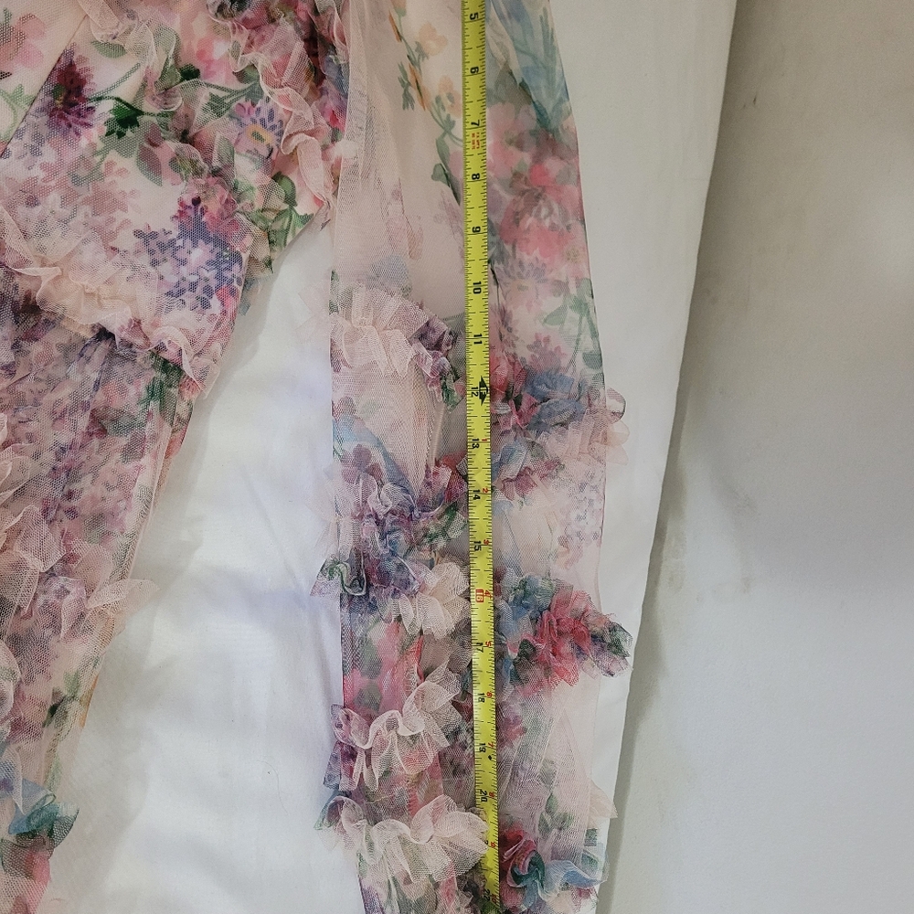 Floral Long Sleeve Maxi Dress - Picture 8 of 10